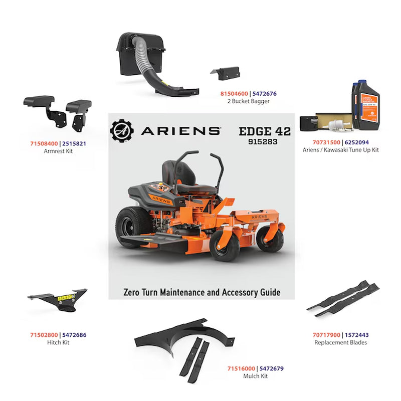 EDGE 42-In 20 -HP V-Twin Gas Zero-Turn Riding Lawn Mower