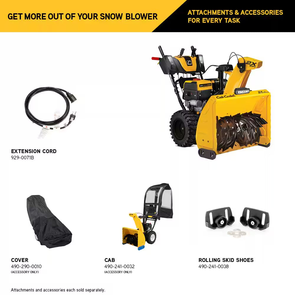 30 In. 357Cc 2X Fuel Injected (EFI) Two-Stage Electric Start Gas Snow Blower with Intellipower Tech and Heated Grips
