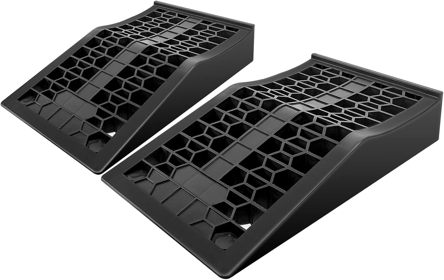 Car Ramps for Jack Support and Lift Vehicle Maintenance, Lightweight Low Profile