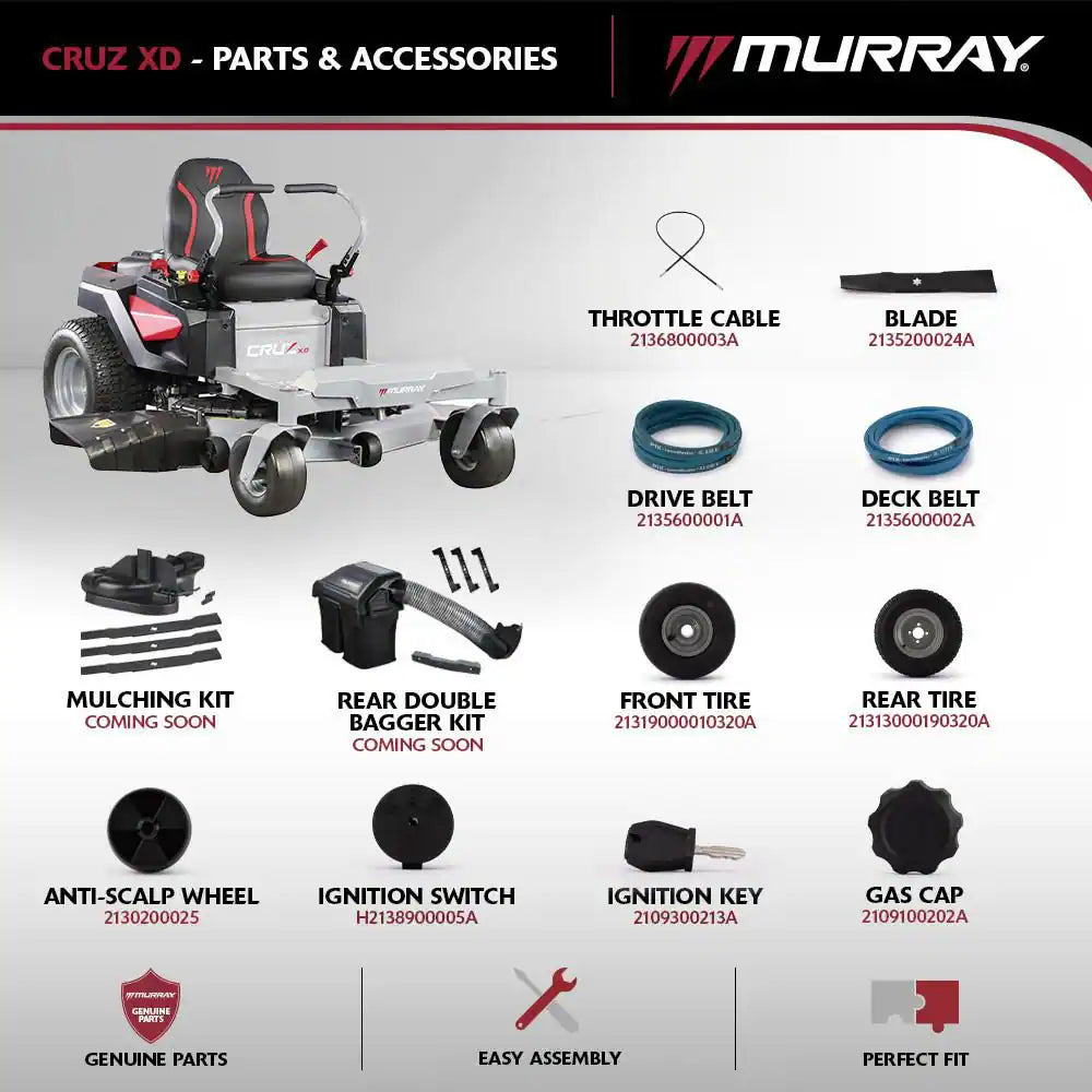 Cruz XD 50 In. 22.0 HP 724Cc Exi2200 Series Briggs and Stratton Engine Dual Hydrostatic Drive Gas Zero Turn Mower