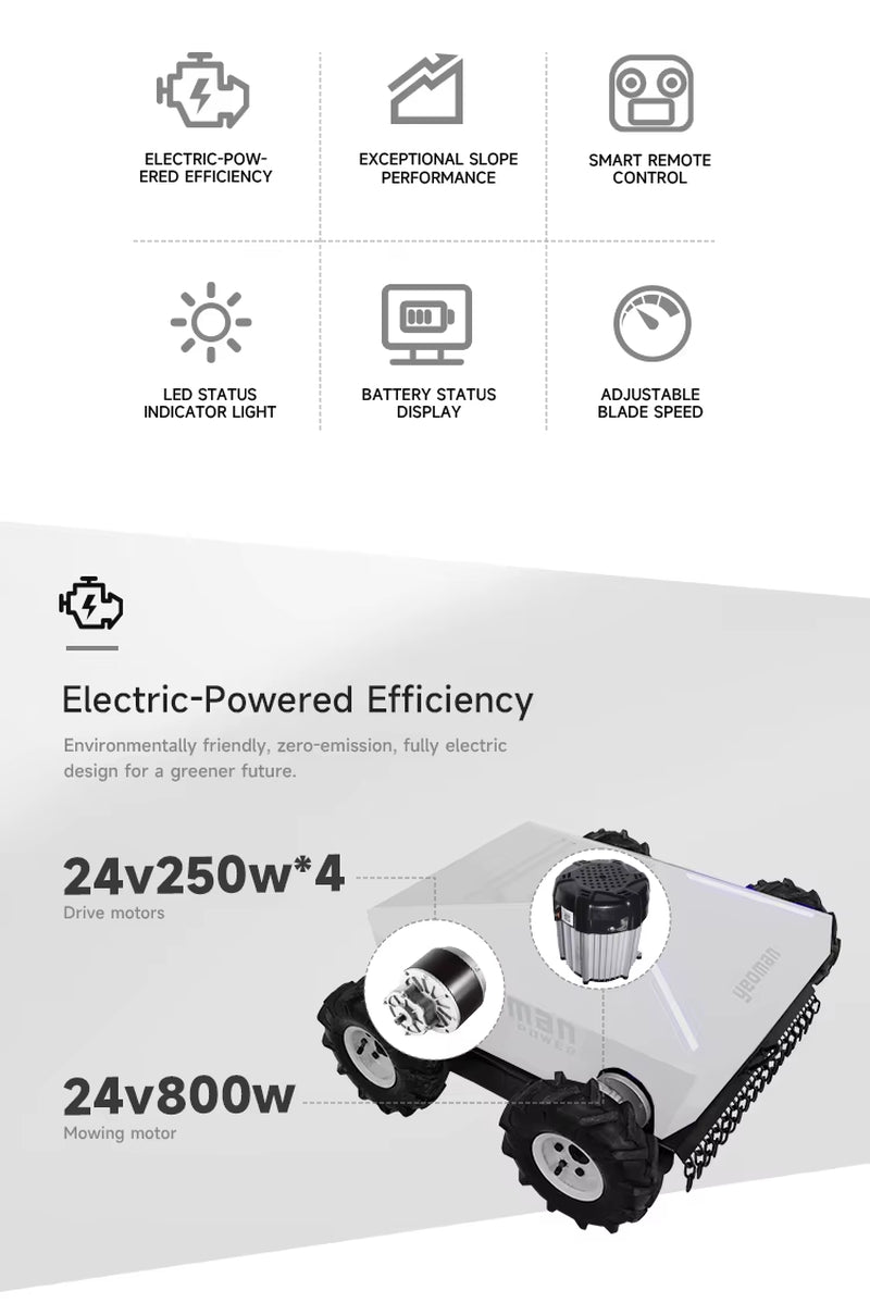 Smart Robotic Lawn Mower Grass Cutting 400Mm Garden Wireless Mowing Robot Lawn Mowers Cordless Lawn Mower Machine for Home