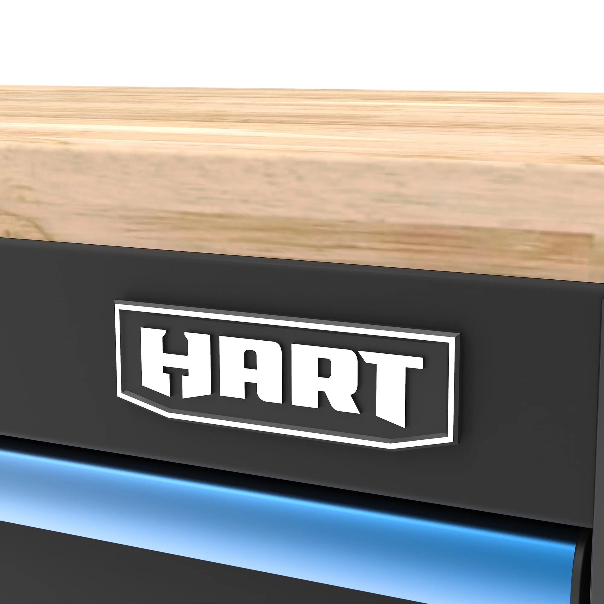 72-Inch 15-Drawer Mobile Workbench with Solid Wood Top, Heavy-Duty Rolling Tool Chest