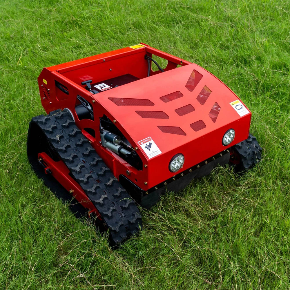 Delivery in 3 Months Home Delivery HT550A Remote Control Lawn Mower 550Mm Cutting Width Adjustable Height 4-Stroke Engine up to 45 Degree Slope All Terrain Tracked Mower