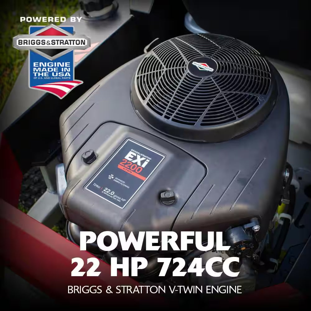 Cruz XD 50 In. 22.0 HP 724Cc Exi2200 Series Briggs and Stratton Engine Dual Hydrostatic Drive Gas Zero Turn Mower