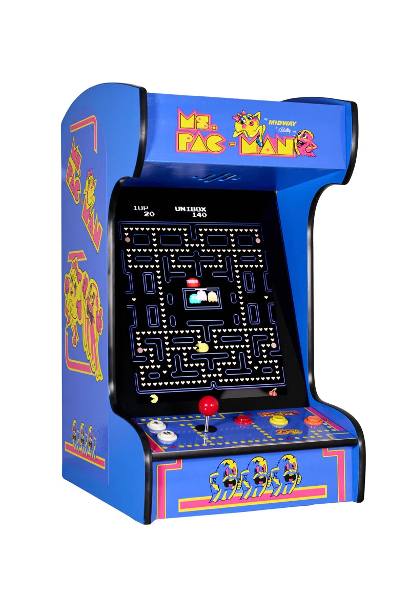 60 Classic Retro Games Tabletop Arcade Machine by (Blue)