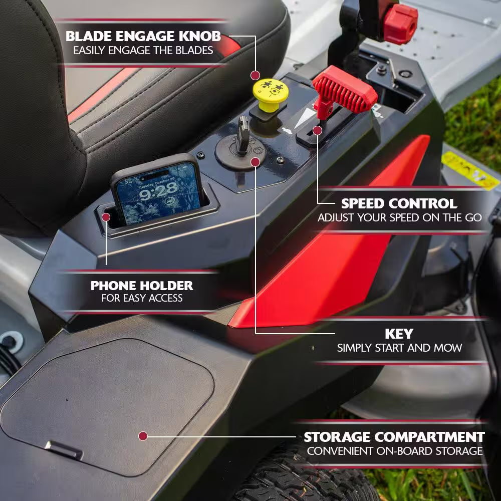 Cruz XD 50 In. 22.0 HP 724Cc Exi2200 Series Briggs and Stratton Engine Dual Hydrostatic Drive Gas Zero Turn Mower