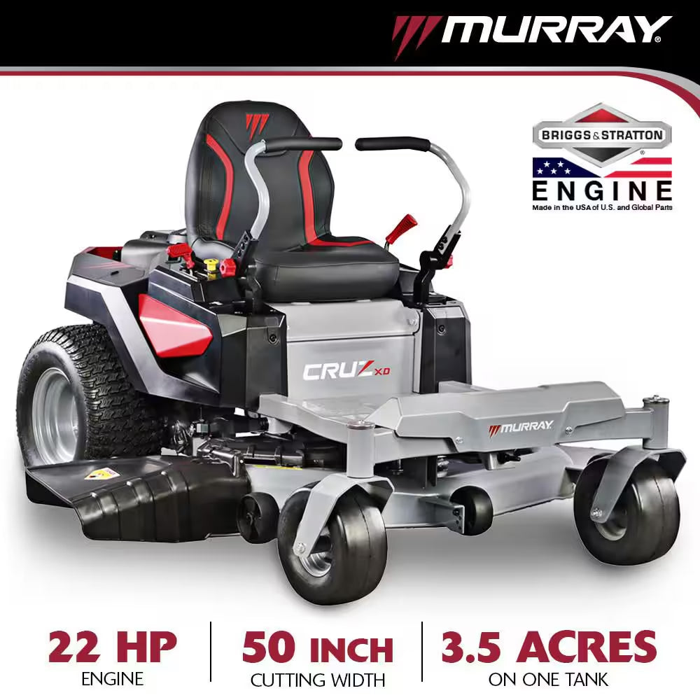 Cruz XD 50 In. 22.0 HP 724Cc Exi2200 Series Briggs and Stratton Engine Dual Hydrostatic Drive Gas Zero Turn Mower