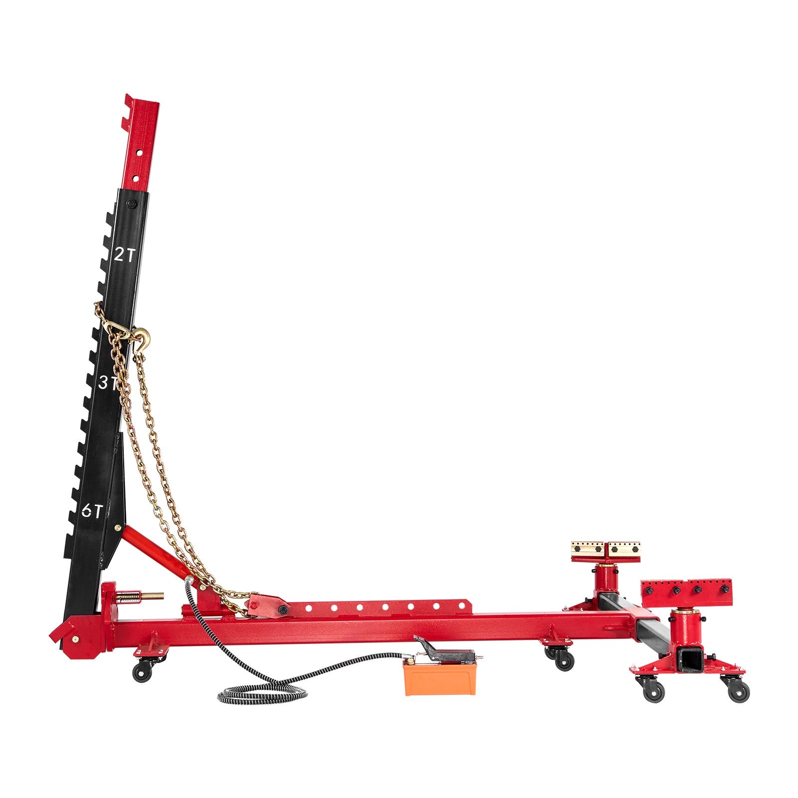 Uimoso Auto Body Frame Puller Straightener 6T Car Frame Machine 6000PSI Foot Pum