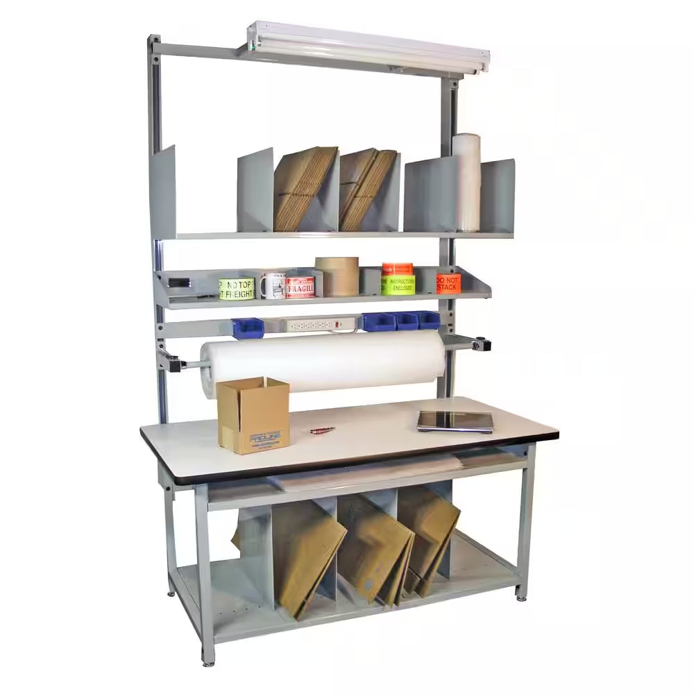 72 In. W X 30 In. D Workbench with Laminate Top