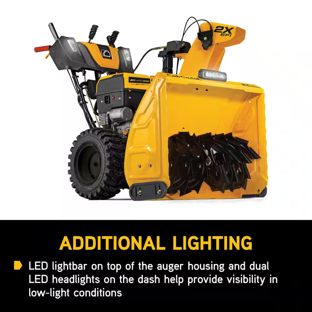 30 In. 357Cc 2X Fuel Injected (EFI) Two-Stage Electric Start Gas Snow Blower with Intellipower Tech and Heated Grips