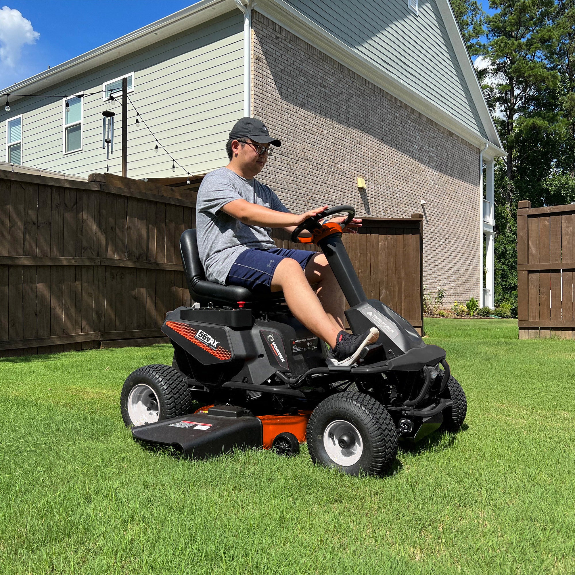 Yard Force 56V LFP Battery Powered Riding Mower