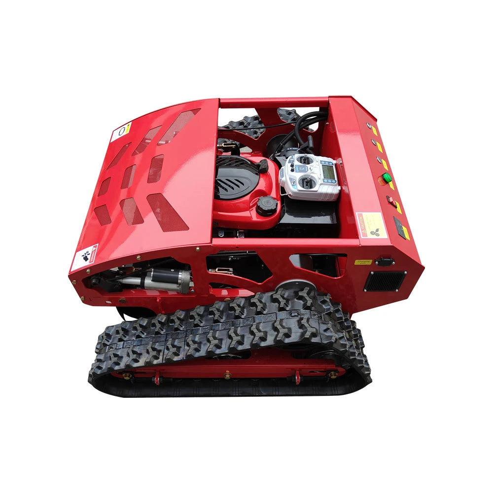 Delivery in 3 Months Home Delivery HT550A Remote Control Lawn Mower 550Mm Cutting Width Adjustable Height 4-Stroke Engine up to 45 Degree Slope All Terrain Tracked Mower