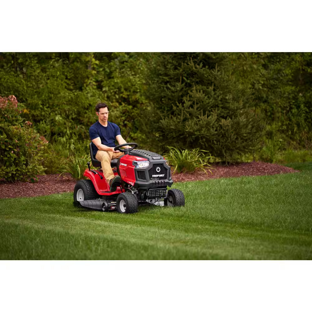 Bronco 46 In. 547Cc Engine Automatic Drive Gas Riding Lawn Mower