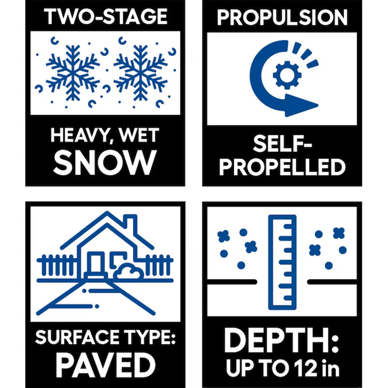 Deluxe 24.0-In Two-Stage Self-Propelled Gas Snow Blower