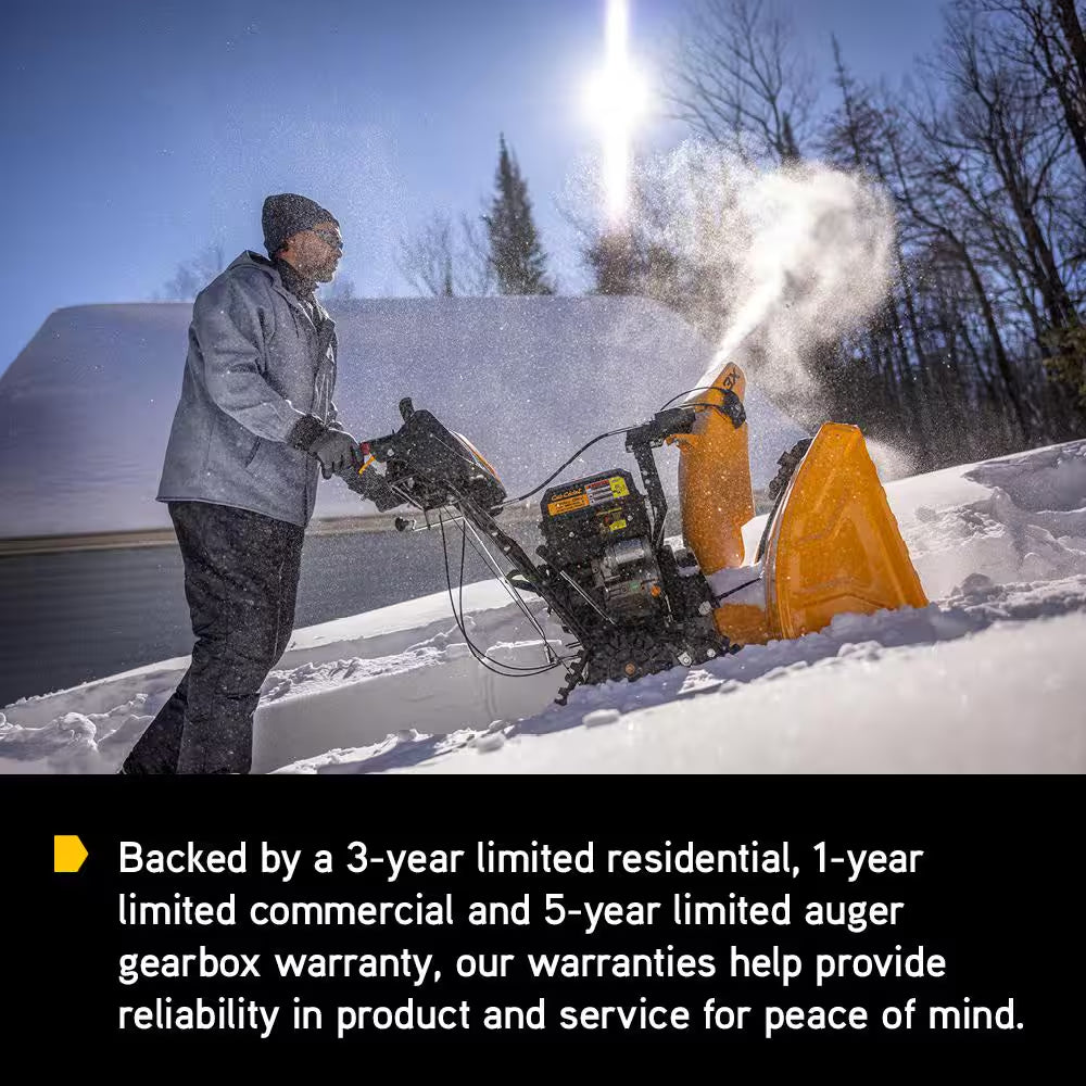 2 In. X 24 In. 208 Cc Electric Start Gas 2-Stage Snow Blower