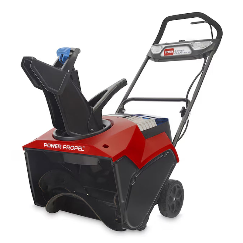 Power Clear 60-Volt 21-In Single-Stage Self-Propelled Battery Snow Blower (Battery Not Included) (Charger Not Included)