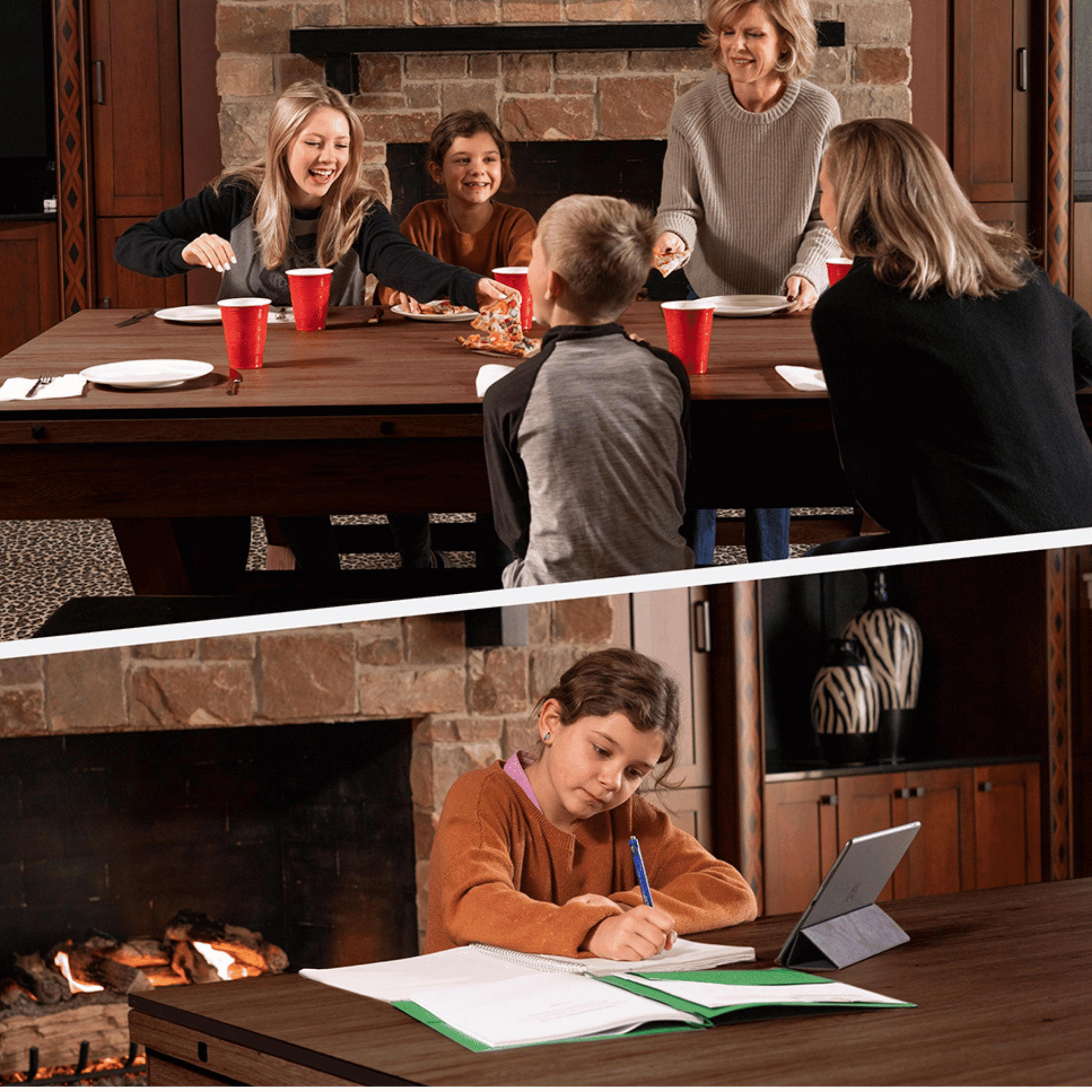 7 Ft 3 in 1 Multi Game Table, Dining Top Pool and Ping Pong Table Combo with Benches