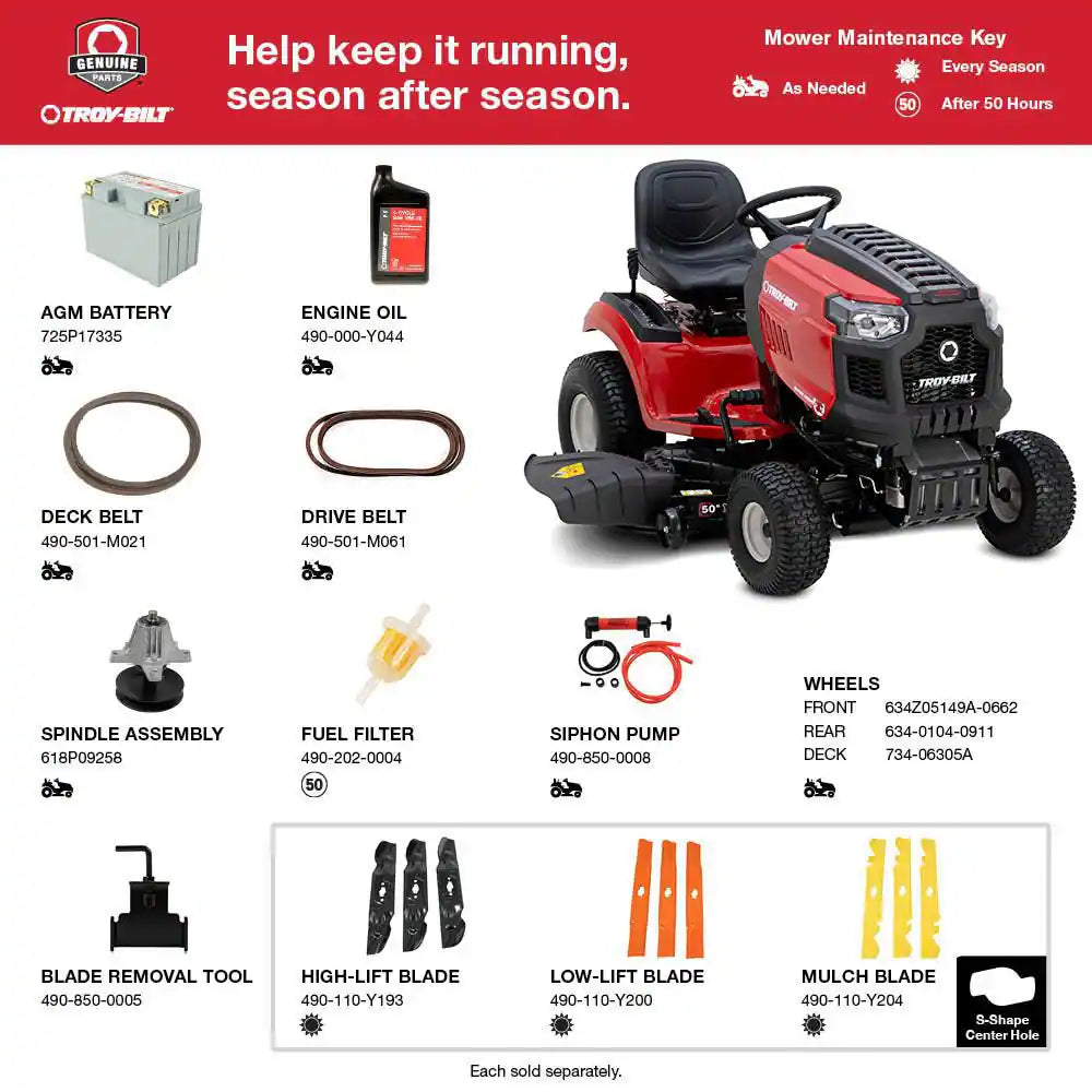 Super Bronco 50 In. Fabricated Deck 24 HP V-Twin Kohler 7000 Series Engine Hydrostatic Drive Gas Riding Lawn Tractor