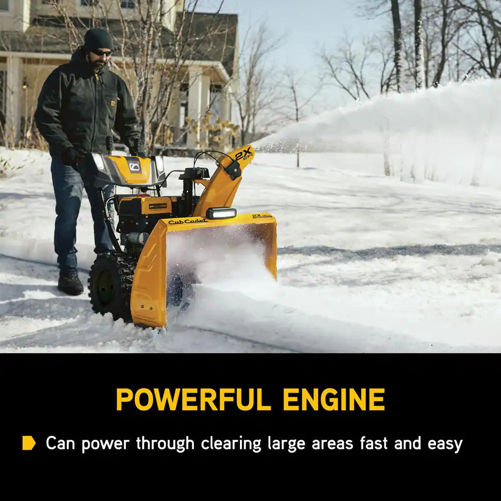 30 In. 357Cc 2X Fuel Injected (EFI) Two-Stage Electric Start Gas Snow Blower with Intellipower Tech and Heated Grips