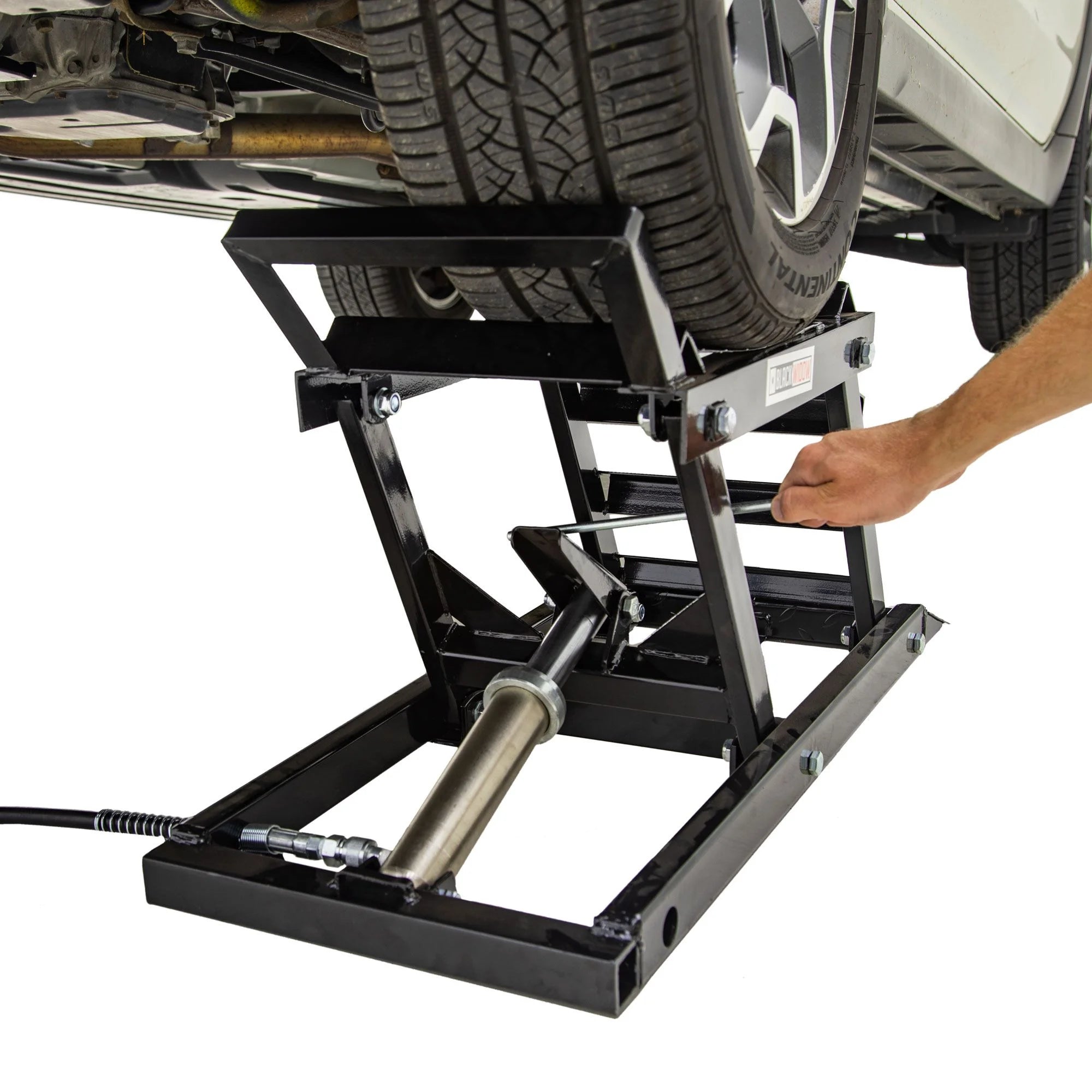 Hydraulic Car Lift with Ramp - 3,000 Lb. per Pair Capacity