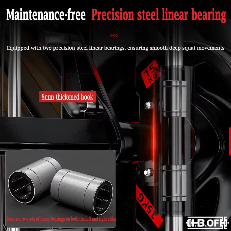 Fitness Center Commercial Smith Machine Comprehensive Multifunctional Fitness Stand Strength Training Gantry